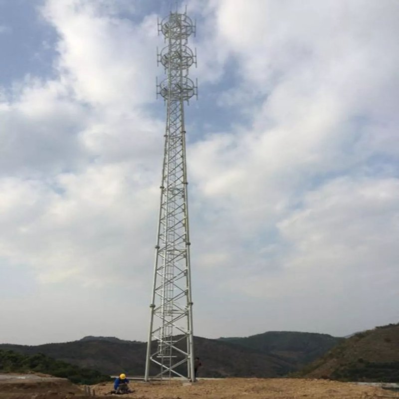 Cellphone Fm 5g Mobile 4 Leg Angle Steel Antenna Telecommunication Tower